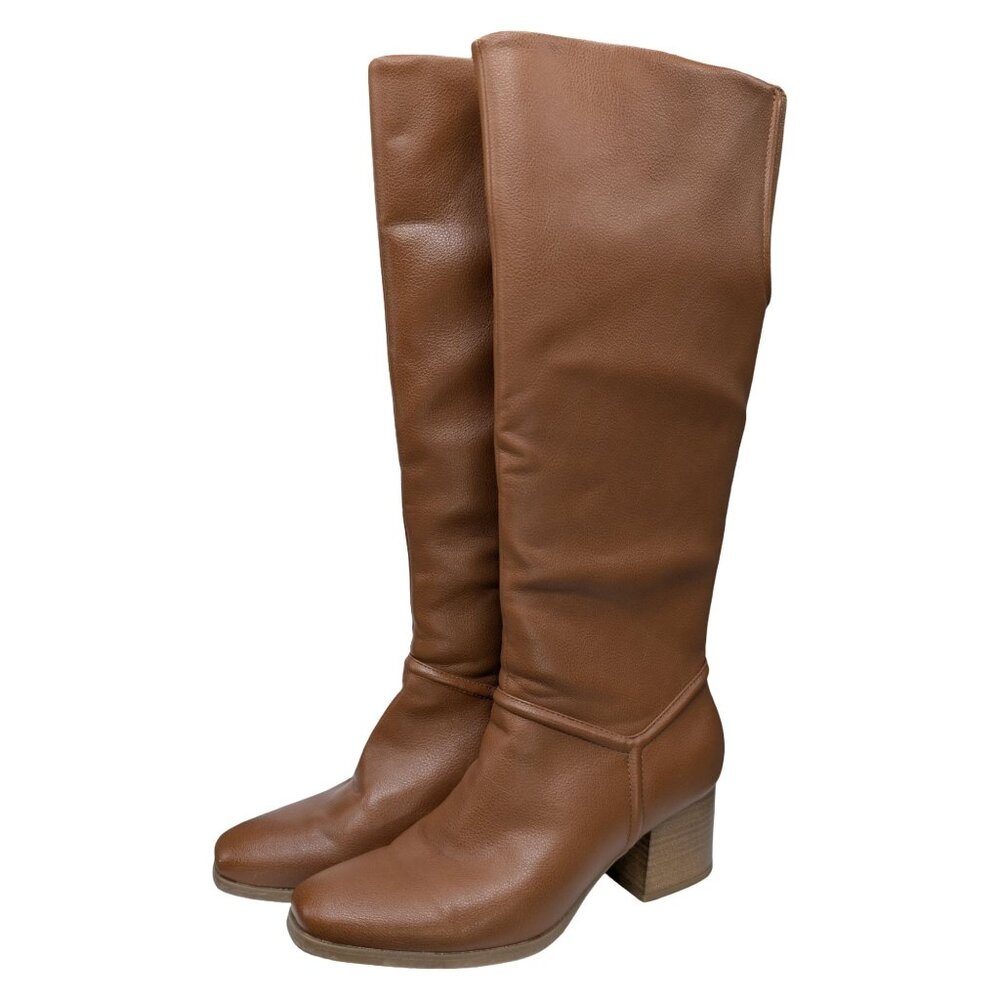Baretraps Thalia Tall Boots Womens Walnut Brown Knee High Riding Boots Size 9 - Picture 6 of 16